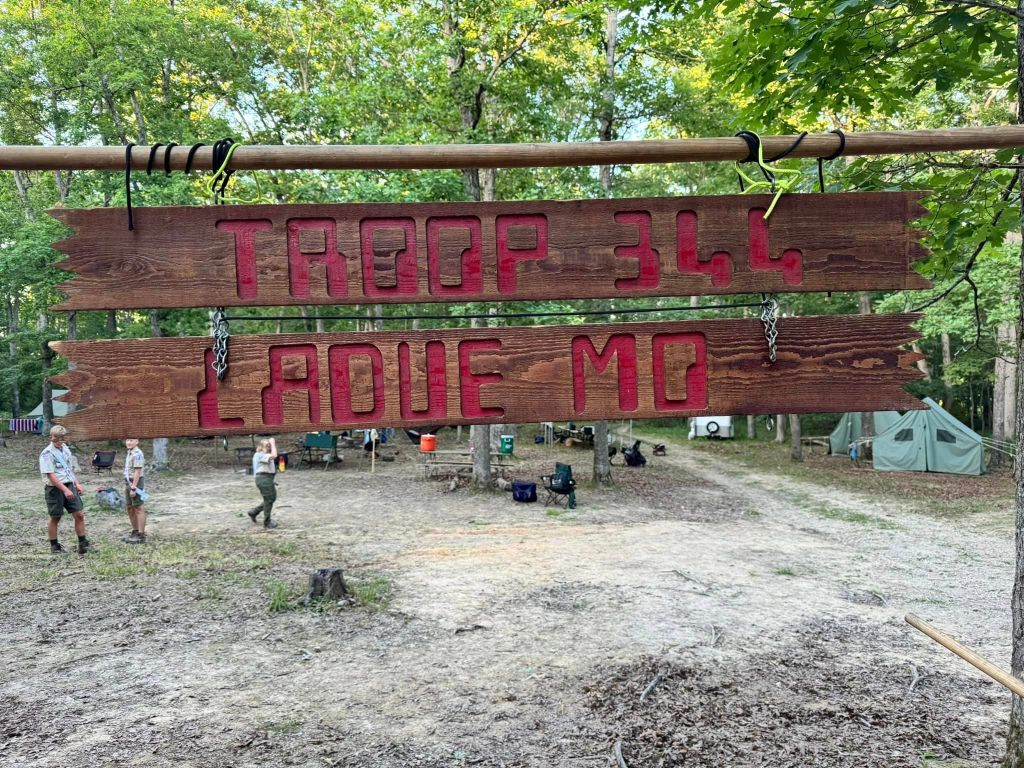 Troop Returns to Camp Gamble